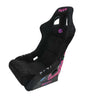 NRG FRP-302BK-DRGN-N FRP Bucket Seat (Large) Black Alcantara w/ Dragon Livery