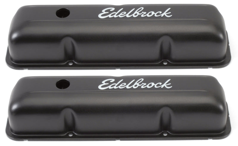 Edelbrock 4623 Valve Cover Signature Series fits Ford 1958-1976 FE V8 Black