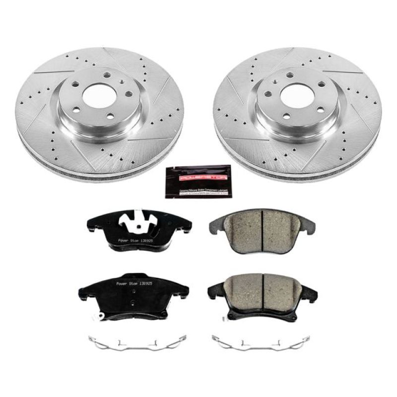 PowerStop K6816 fits Ford 13-19 Fusion Front Z23 Evolution Sport Brake Kit