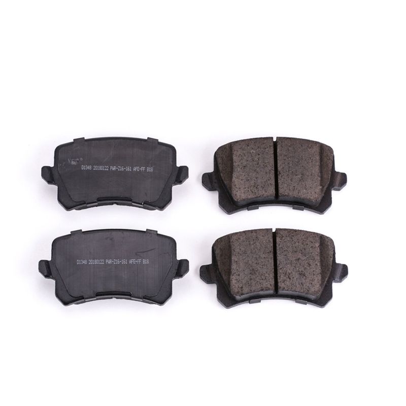 PowerStop 16-1348 2015 fits Audi Q3 Rear Z16 Evolution Ceramic Brake Pads
