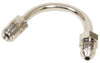 Russell R4284C Performance 3/8in-24 Inverted Flare to Male -3AN Steel Chrome 150 Degree Brake Line Fitting