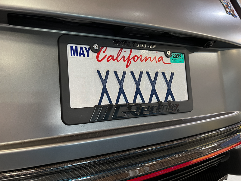 GReddy 21112001 Total Tune Up License Plate Frame - Black Out