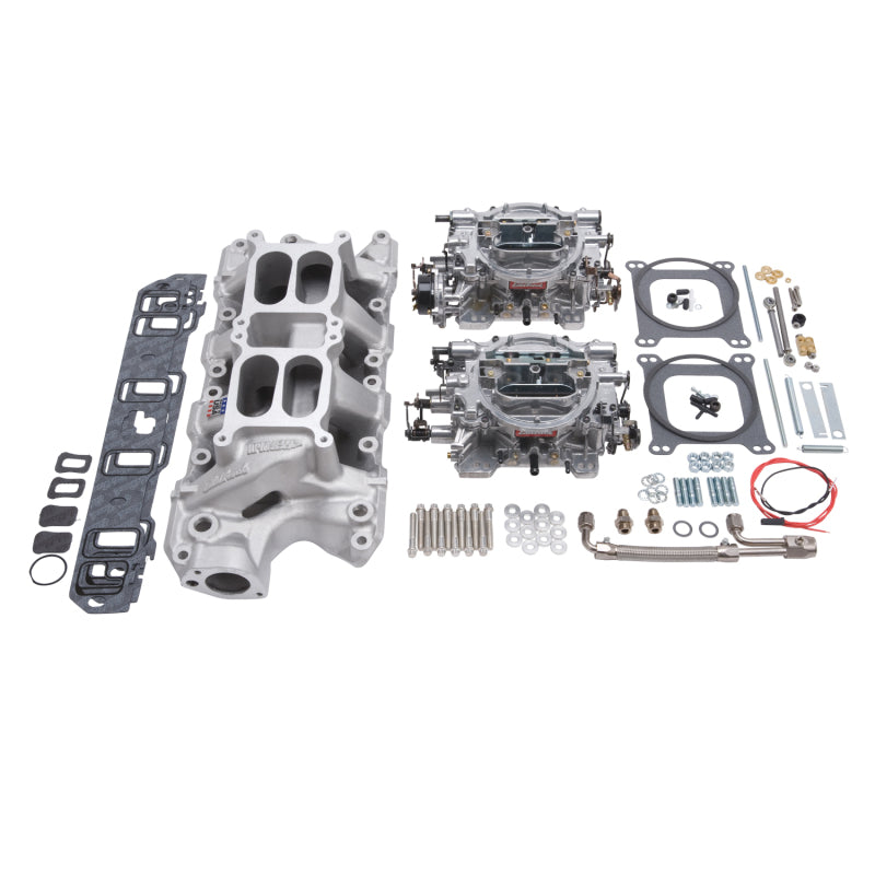 Edelbrock 2035 Dual Quad Kit RPM Air-Gap 289-302 fits Ford