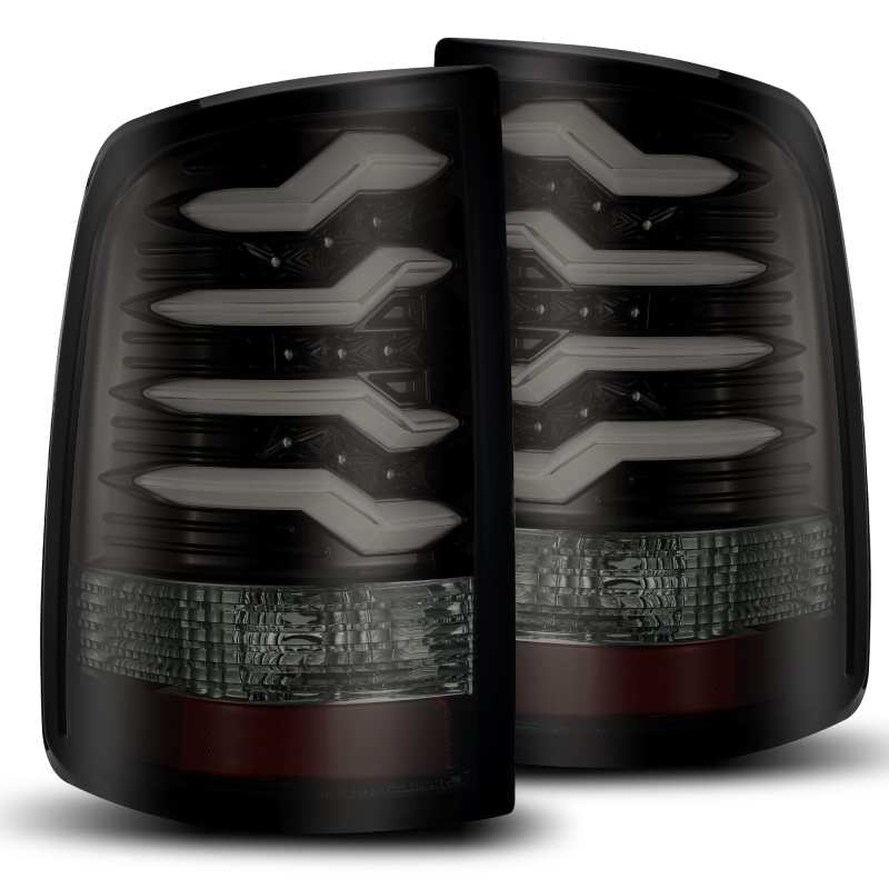 AlphaRex 640010 fits Dodge 09-18 Ram 1500 PRO-Series LED Tail Lights Jet Black