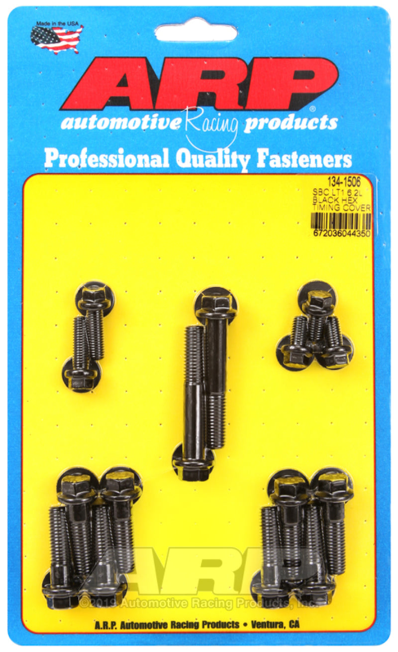 ARP 134-1506 fits SBC LT1 6.2L Hex Timing Cover Bolt Kit