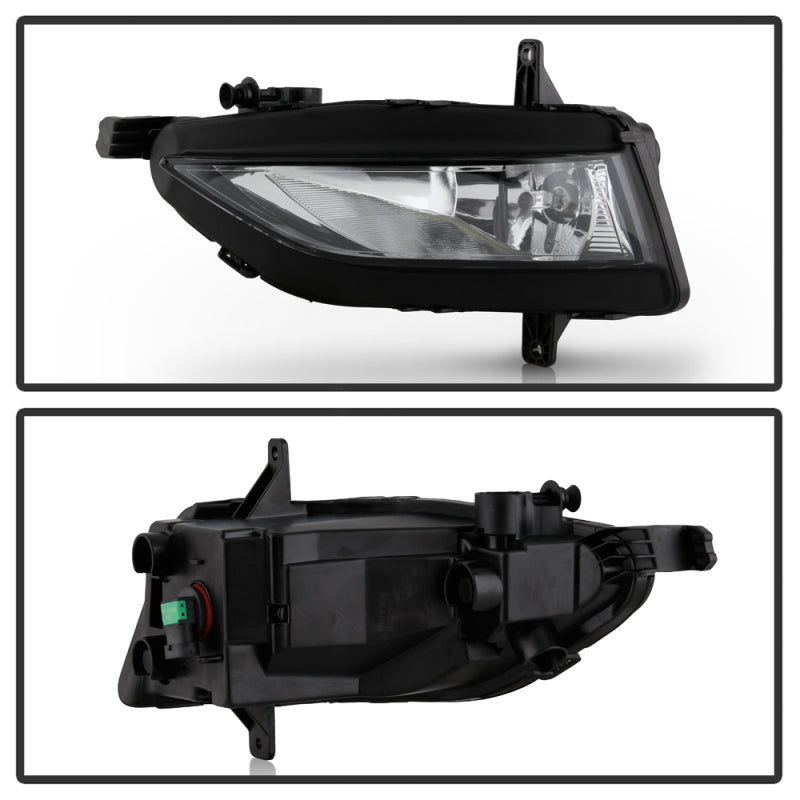 Spyder 5087164 fits VW Jetta OEM Style Fog Lights w/Universal Switch - Clear (F