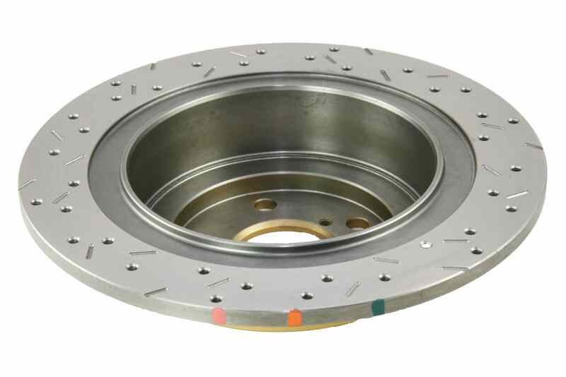 DBA 4657XS 01-04 Outback 2.5L/3.0 H6 Rear Drilled & Slotted 4000 Series Rotor