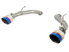 AFE 49-36130NM-L 2.5in 304 SS Axle-Back Exhaust w/ Blue Flame Tips 16-18 fits