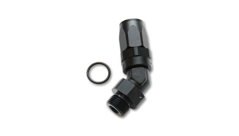 Vibrant 24411 Male -12AN 45 Degree Hose End Fitting - 1-1/6-12 Thread (12)