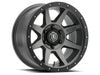ICON 1817859447TT Rebound 17x8.5 6x120 0mm Offset 4.75in BS 67mm Bore Titanium Wheel