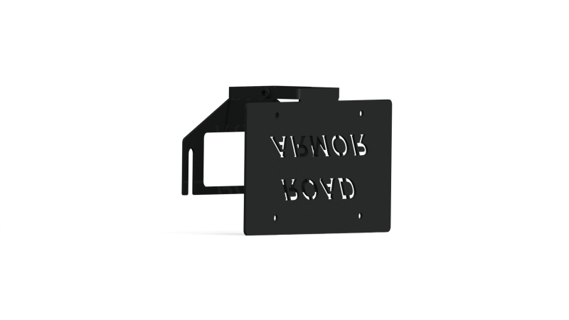 Road Armor LPF360B 3.6in Offset Fairlead Mount - Tex Blk