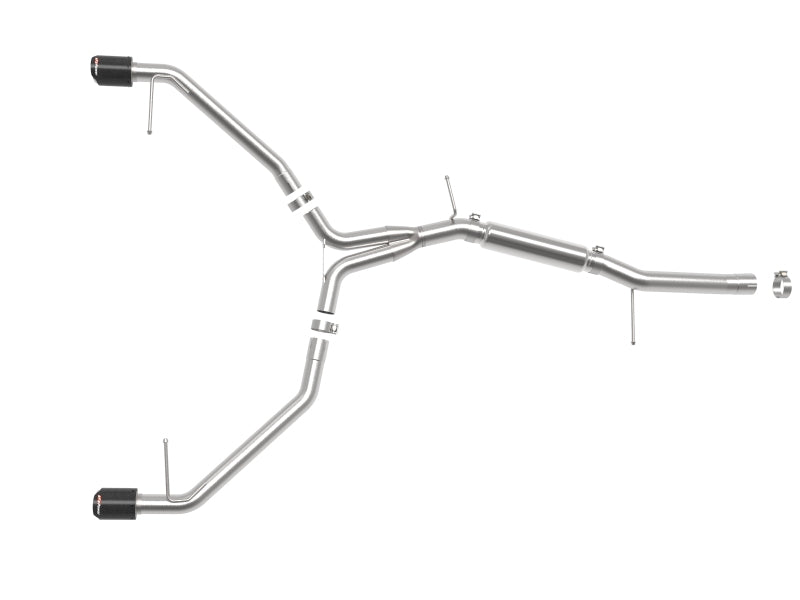 AFE 49-36419-C fits Audi A4 (L4-2.0L) MACH Force-Xp Stainless Steel Axle-Back E