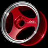 Advan YAY5B45ACR ONI2 15x5.5 / +45 Offset / 4x100 / 63mm Bore / Machining and Racing Candy Red