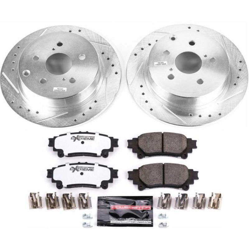 PowerStop K6099-36 16-18 fits Toyota Mirai Rear Z36 Truck & Tow Brake Kit