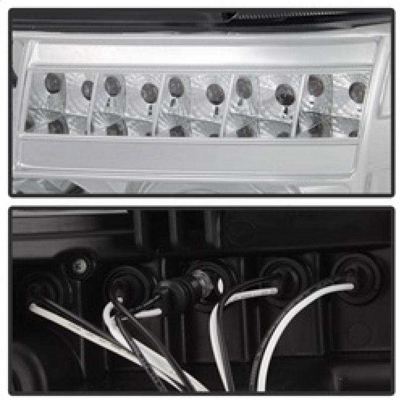 Spyder 5012036 fits Toyota 07-13 Tundra Projector Headlights LED Halo LED Chrm