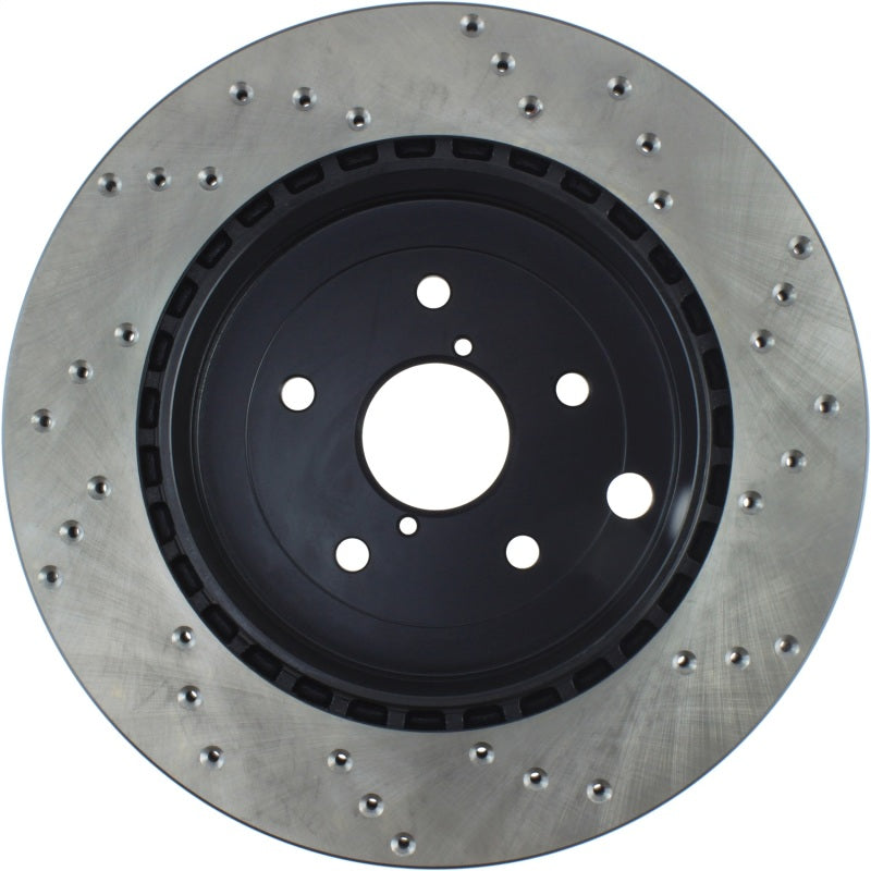 Stoptech 128.47030CR 08-17 Subaru WRX Cryo Drilled Sport Right Rear Rotor
