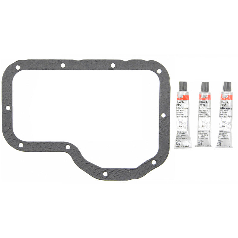 Fel-Pro OS30771 fits Kia Sorento OS 30771 Engine Oil Pan Gasket Set High-Temperature Rubber-Coated Fiber