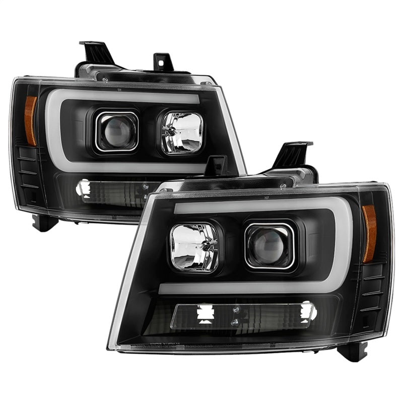 Spyder 5087515 fits Chevy 07-14 Suburban 1500/2500 Tahoe 07-14 LED Headlights B