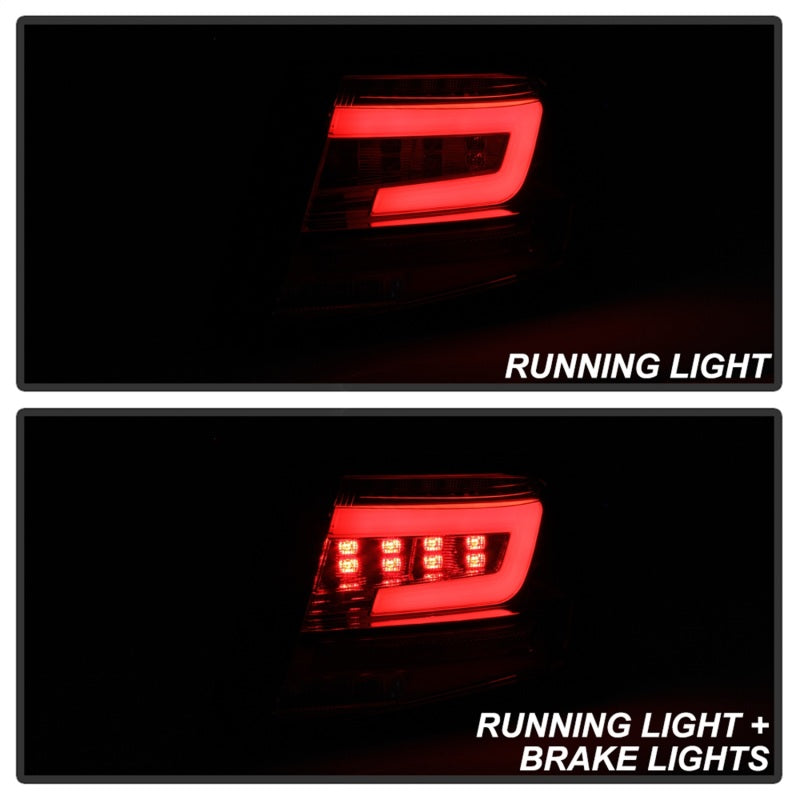 Spyder 5087973 fits Subaru 08-11 Impreza WRX 4DR LED Tail Lights - Red Clear AL