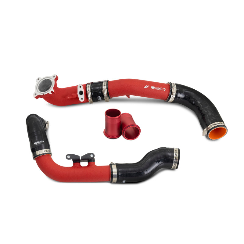 Mishimoto MMICP-GRC-23RD 2023+ fits Toyota GR Corolla Intercooler Pipe Kit - Wrinkle Red