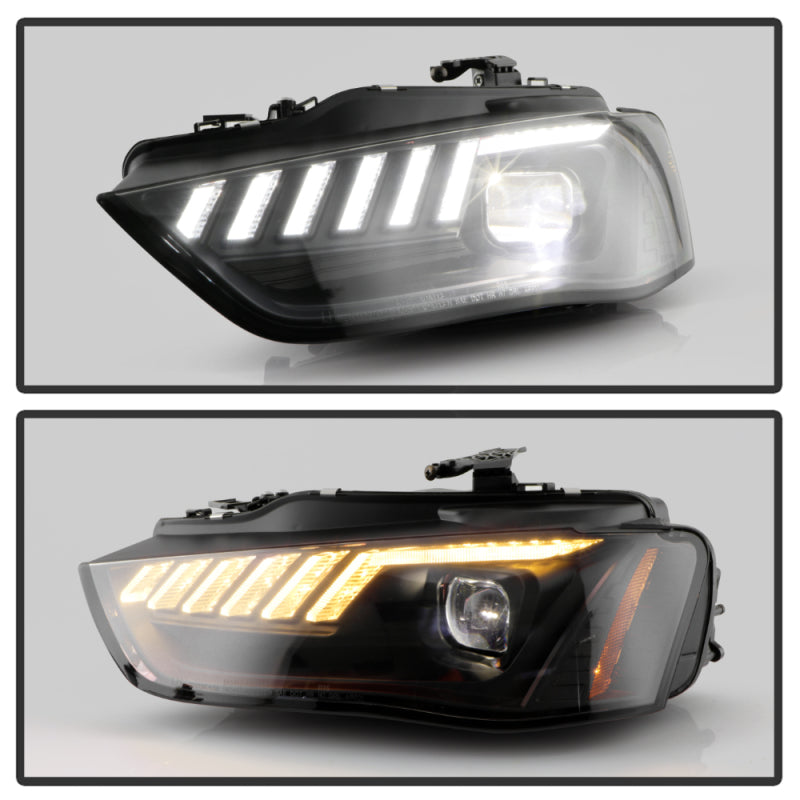 Spyder 5088345 fits Audi 13-16 A4/S4 Halogen Model Only High-Power LED Headligh