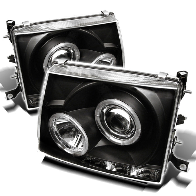 Spyder 5011947 fits Toyota 97-00 Tacoma Projector Headlights LED Halo LED Black