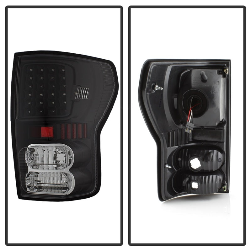 5013200 Xtune fits Toyota 07-13 Tundra LED Tail Lights Black ALT-ON-TTU07-LED-