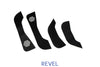 Revel 1TR5GDAX01W GT Design Kick Panel Cover (White Stitch) 16-19 fits Tesla Mod
