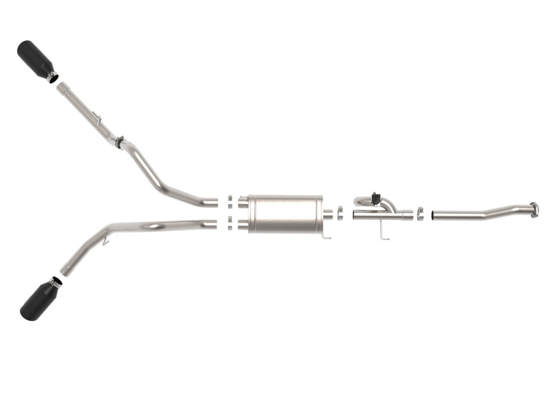 AFE 49-33123-B XV 3in 304 SS Cat-Back Exhaust 15-20 fits Ford F-150 V6 2.7L/3.