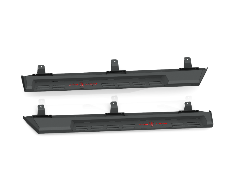 Road Armor 518STP4B 18-20 fits Jeep Wrangler JL 4DR Stealth Running Board Step - Tex Blk