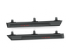 Road Armor 518STP4B 18-20 fits Jeep Wrangler JL 4DR Stealth Running Board Step - Tex Blk