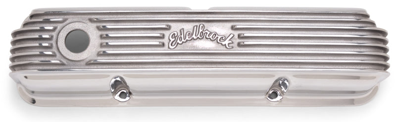 Edelbrock 4162 Valve Cover Classic Series fits Ford 1958-1976 FE V8 Polshed