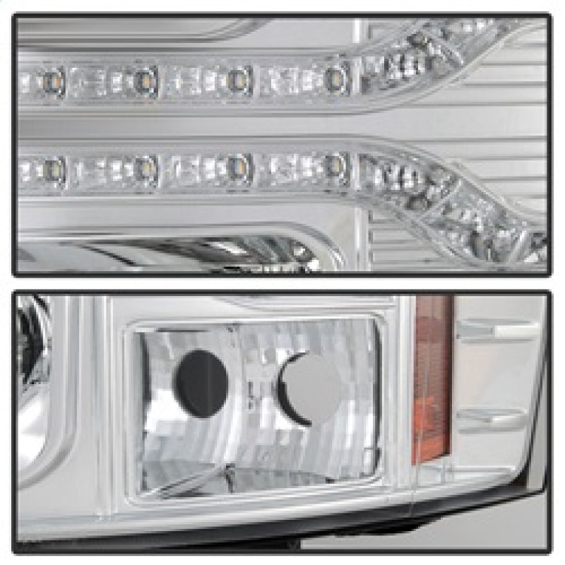 Spyder 5083586 fits Chevy 07-13 Silverado 1500 V2 Projector Headlights - LED DR