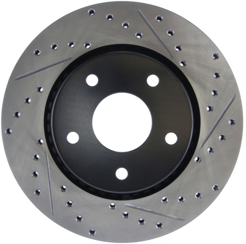 Stoptech 127.67069L Slotted & Drilled Sport Brake Rotor