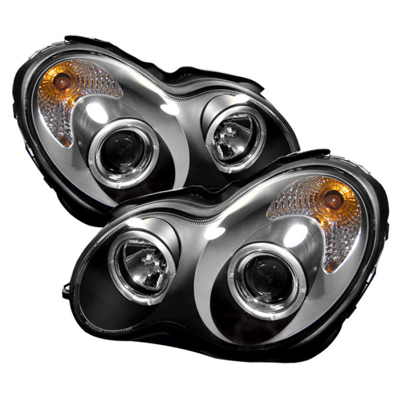 Spyder 5011251 fits Mercedes Benz C-Class 4 DrProjector Headlights Halogen LED