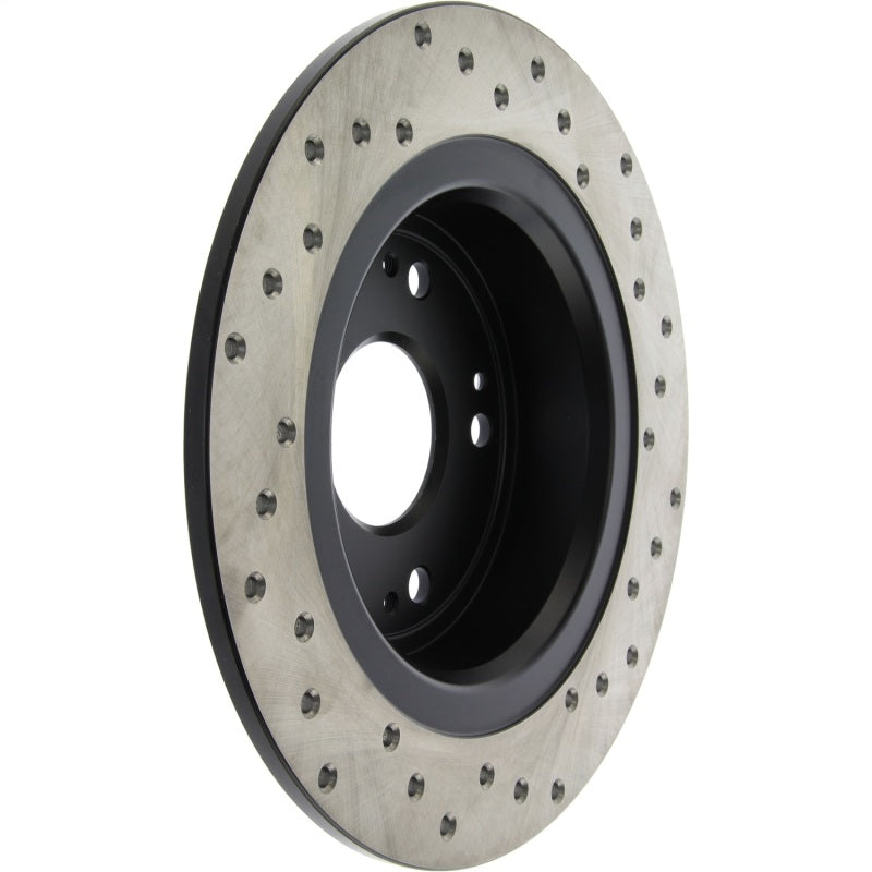 Stoptech 128.40068CR 05-17 Honda Accord / 16-17 HR-V / 09-14 Acura TSX Cryo Sport Drilled Rear Right Rotor