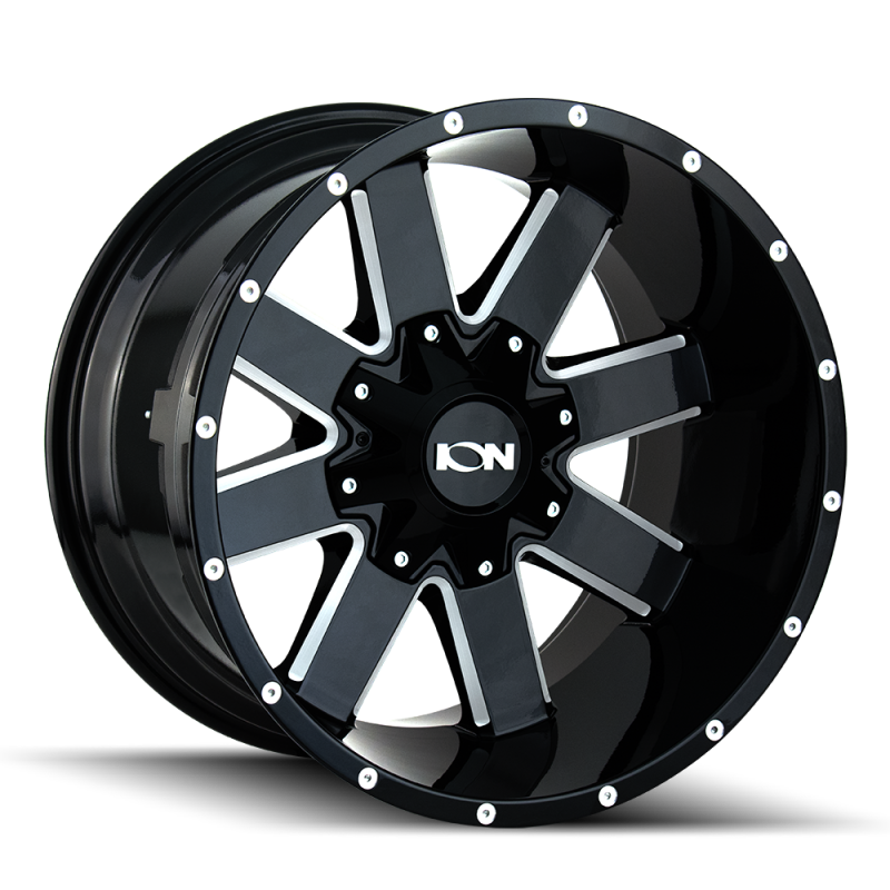 ION 141-2137M Type 141 20x10 / 6x135 BP / -19mm Offset / 106mm Hub Gloss Black Milled Wheel
