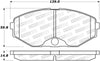 Stoptech 308.0486 Street Brake Pads