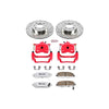 PowerStop KC690 fits Honda Civic Front Z26 Street Warrior Brake Kit w/Calipers