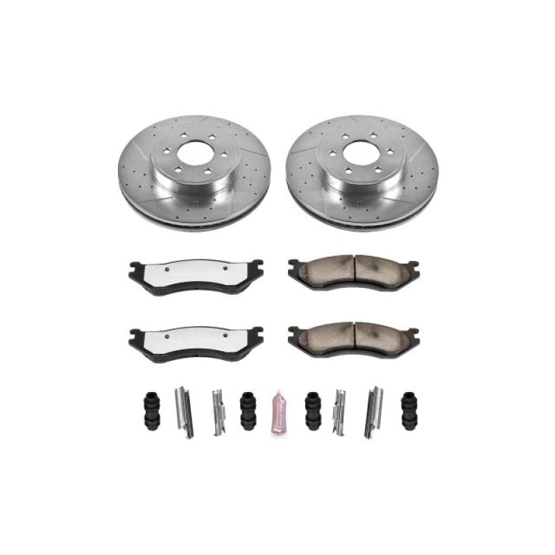 PowerStop K2178-36 2003 fits Dodge Durango Front Z36 Truck & Tow Brake Kit