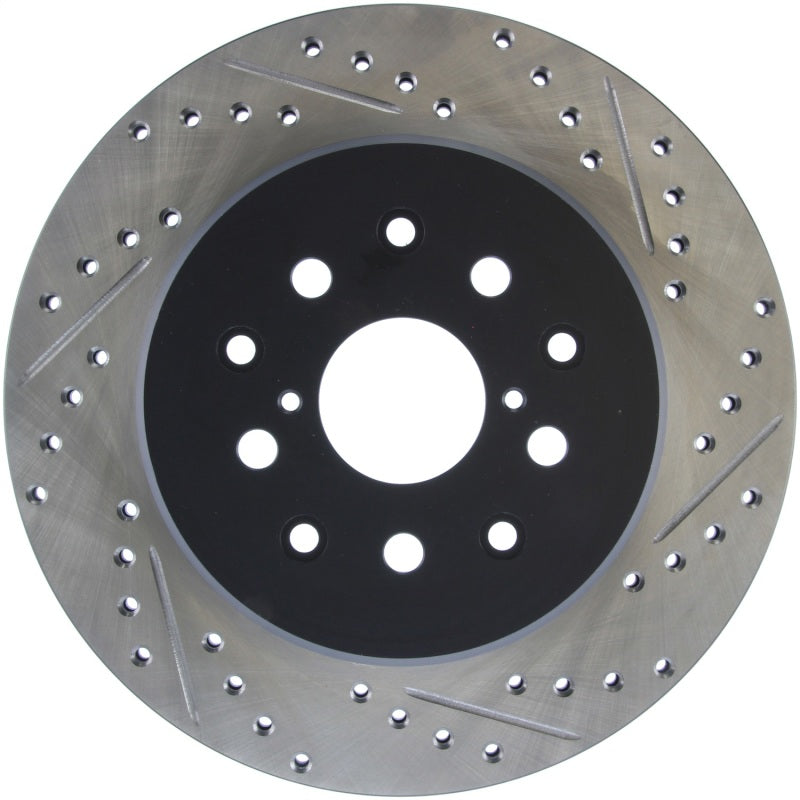 Stoptech 127.44105L 5/93-98 fits Toyota Supra Left Rear Slotted & Drilled Rotor