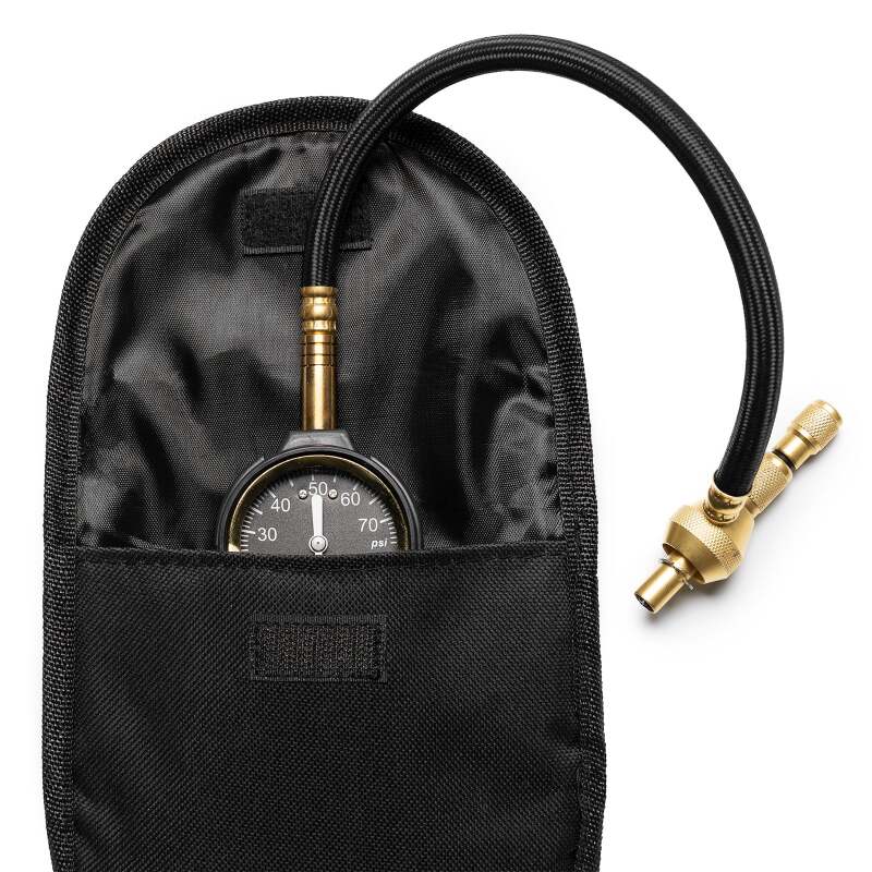 Method AP-F0005 Brass Air Deflator Gauge 0-60 PSI - Black