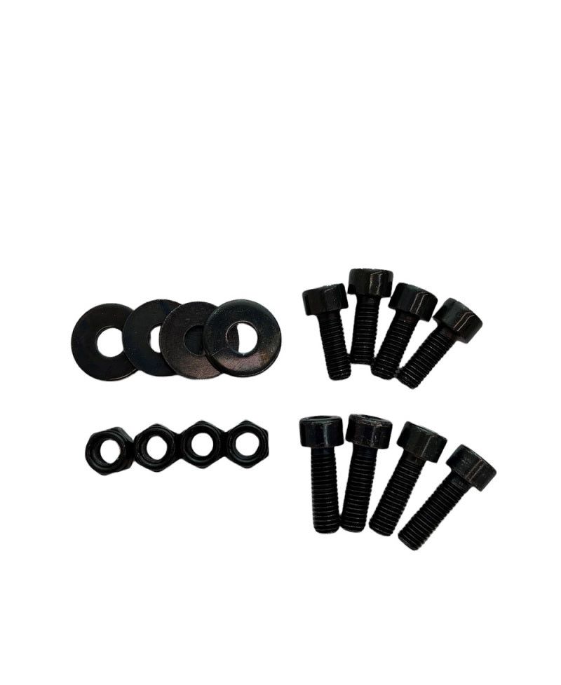 SPARCO 50001ZN Seat Hardware Spacer Kit Bottom Mount - Black Zinc