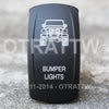 SPOD VVPZCBL-5JK JK Bumper Lights Rocker Switch