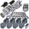 Eagle 12110040 fits Chevy LT1 350 1Pc 3.750in Crank 6.000in H-Beam -16cc Inv Dome 4.040in Piston Rotating Assembly
