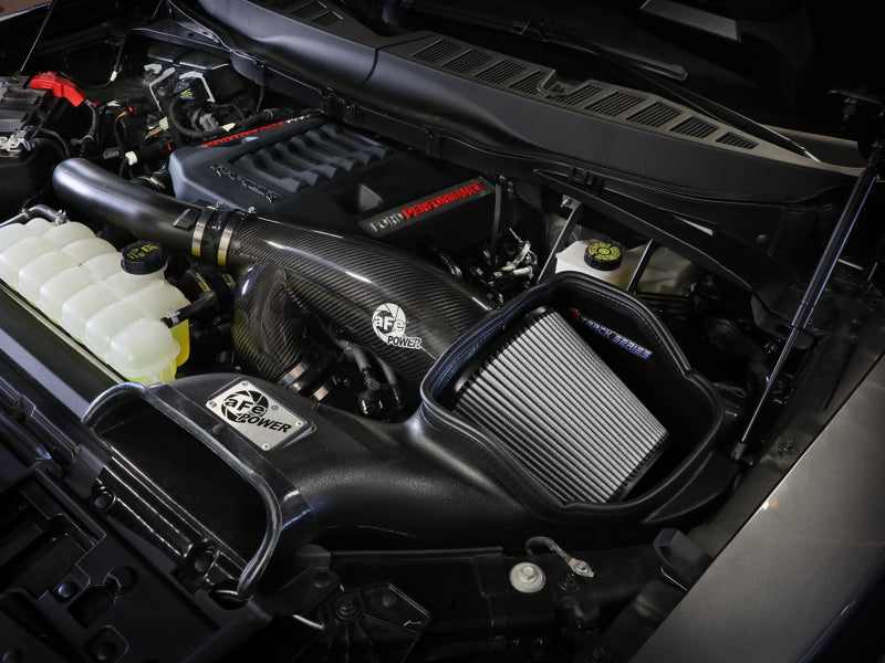 AFE 57-10031D fits Ford F150 Raptor Track Series Carbon Fiber Cold Air Intake S