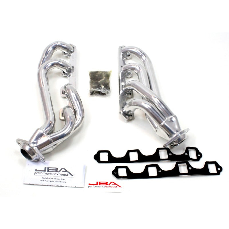 JBA 1650S-2JS fits Ford 65-73 Mustang 260-302 SBF w/GT40-P Heads 1-5/8in Primary Silver Ctd Mid Length Header