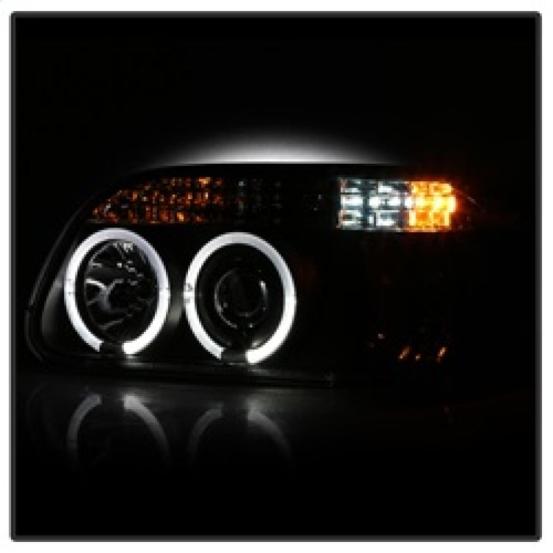 Spyder 5010131 fits Ford 95-01 Explorer 1PC Projector Headlights LED Halo Blk P