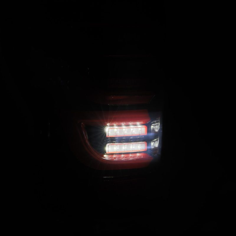 AlphaRex 670050 fits Toyota 07-13 Tundra LUXX-Series LED Tail Lights Black-Red