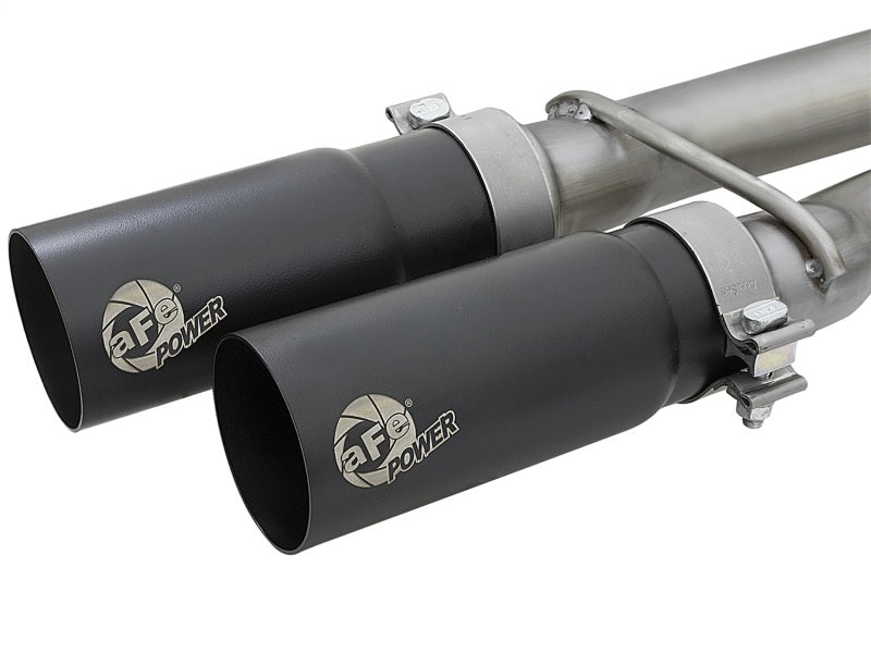 AFE 49-46124-B Series 3in 409 SS Cat-Back Exhaust w/ Black Tips 04-15 fits Niss